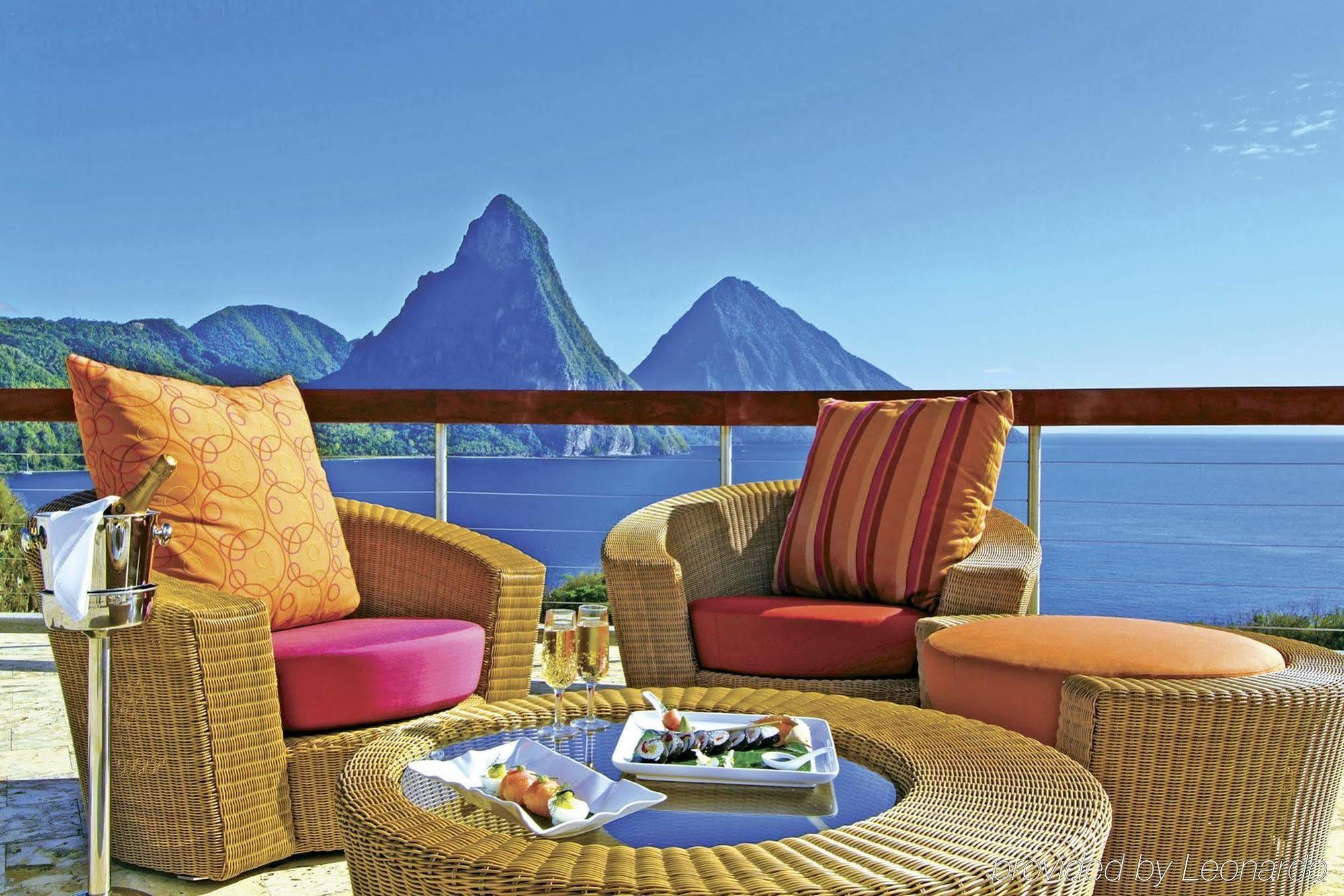 Hotel Jade Mountain Soufrière Restaurante foto