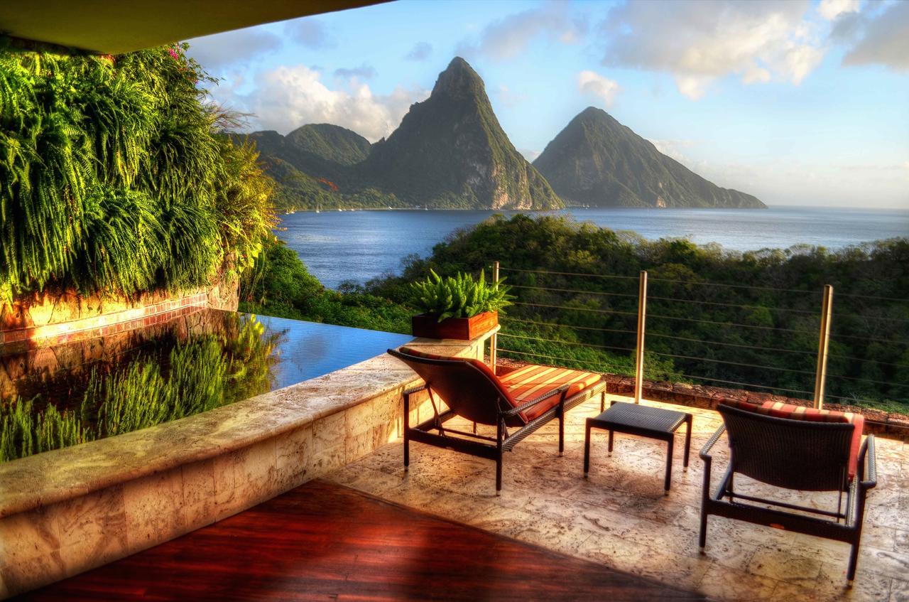 Hotel Jade Mountain Soufrière Exterior foto